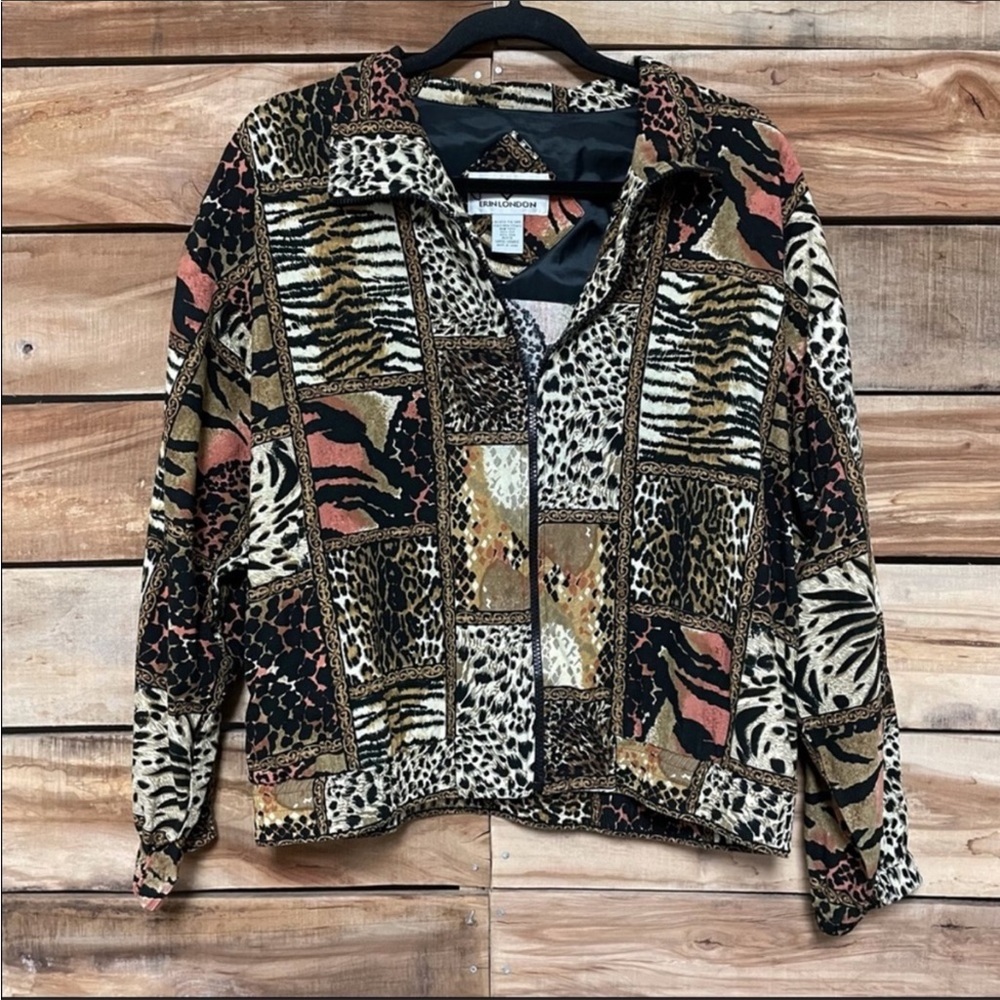 Erin London Animal Print Jacket